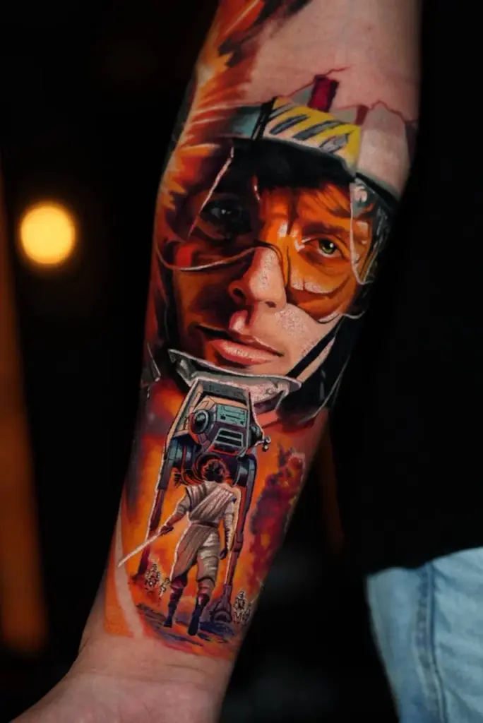 Farbtattoo Dortmund | Bad Baboon Tattoo