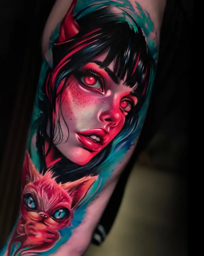 Farbtattoo Dortmund | Bad Baboon Tattoo