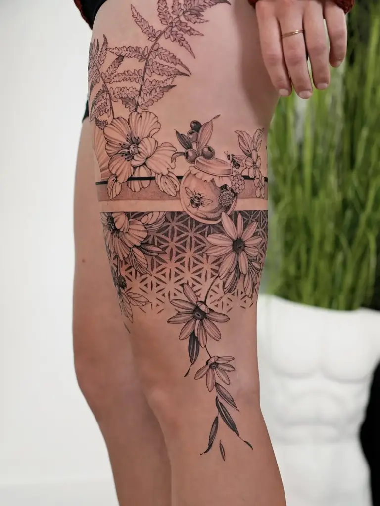 Ornamental Tattoo Dortmund | Bad Baboon Tattoo