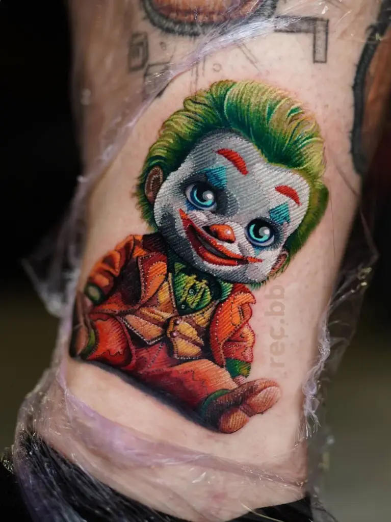 Comic Style Tattoo von Recep | Bad Baboon Dortmund