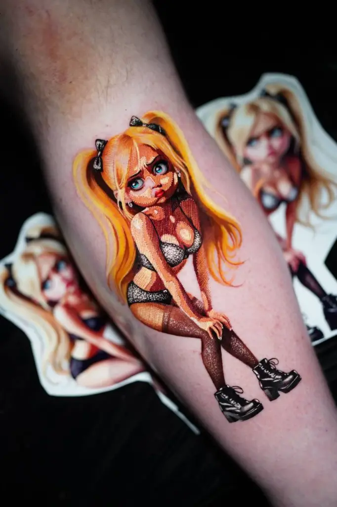 Patch Style Tattoo von Recep | Bad Baboon Dortmund