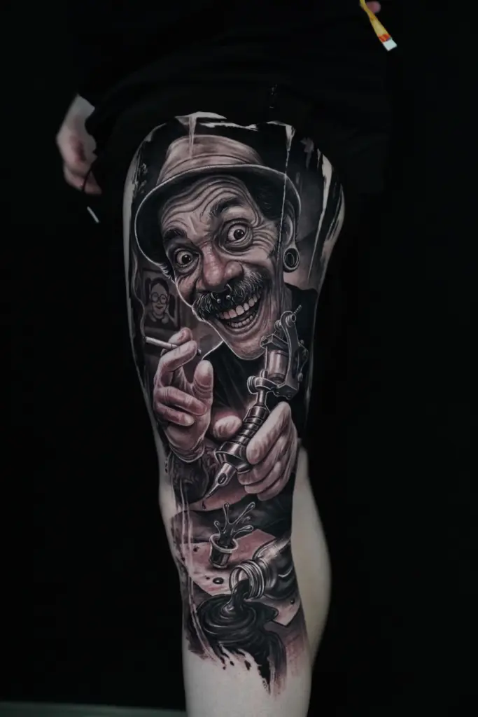 Black & Grey Tattoo Dortmund | Bad Baboon Tattoo