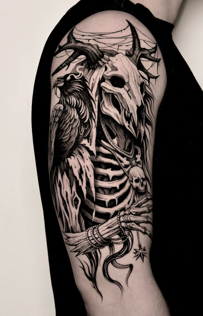 Blackwork Tattoo Dortmund | Bad Baboon Tattoo