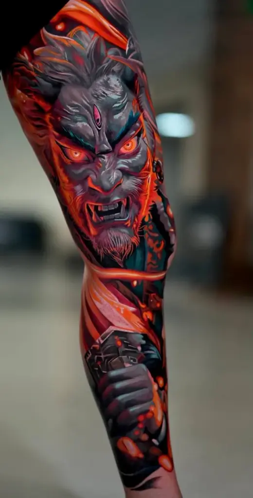 Farbtattoo Dortmund | Bad Baboon Tattoo