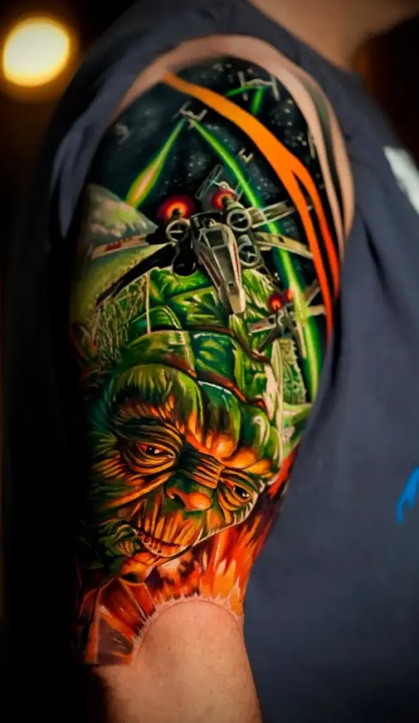 Farbtattoo Dortmund | Bad Baboon Tattoo