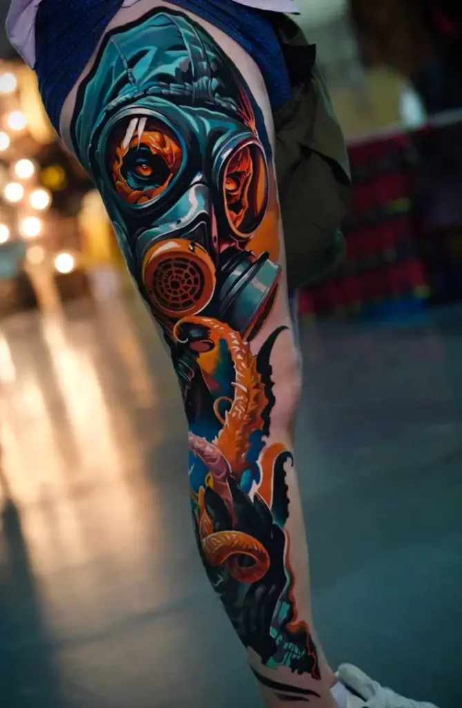 Farbtattoo Dortmund | Bad Baboon Tattoo