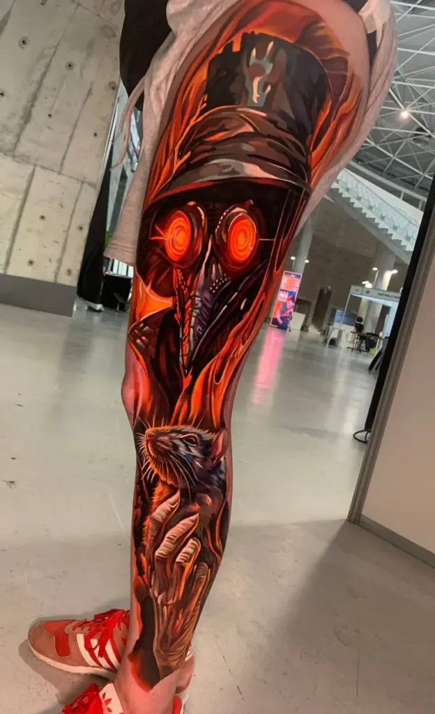 Farbtattoo Dortmund | Bad Baboon Tattoo
