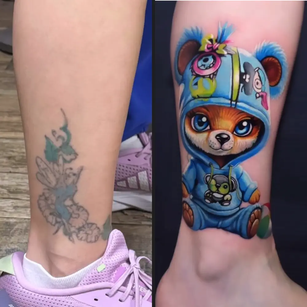Cover-up Tattoo Dortmund | Bad Baboon Tattoo