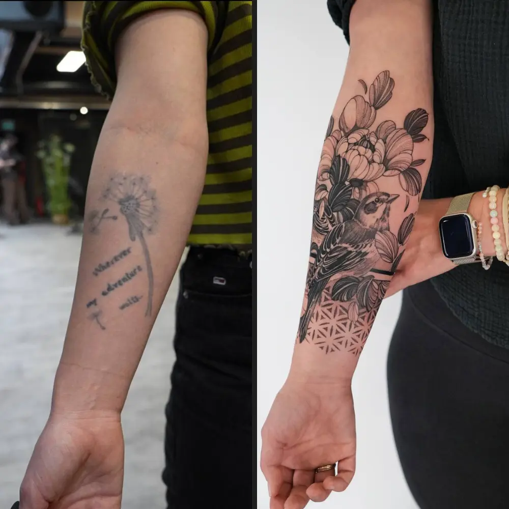 Cover-up Tattoo Dortmund | Bad Baboon Tattoo