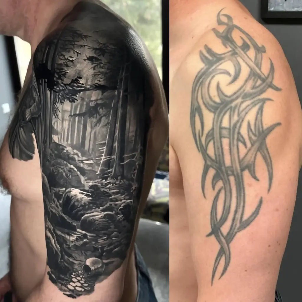 Cover-up Tattoo Dortmund | Bad Baboon Tattoo